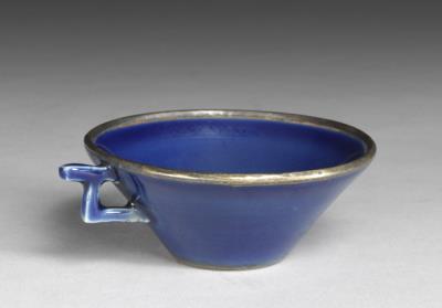 图片[2]-Single-handled cup with cobalt blue glaze, Yuan dynasty, 1271-1368-China Archive